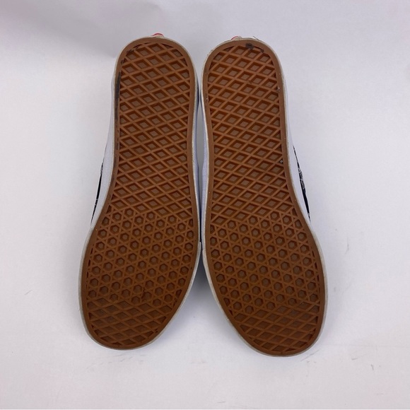 VANS Authentic Thank You Floral Black Women's Sneakers Color Black/White SZ 10.5 - Picture 8 of 10